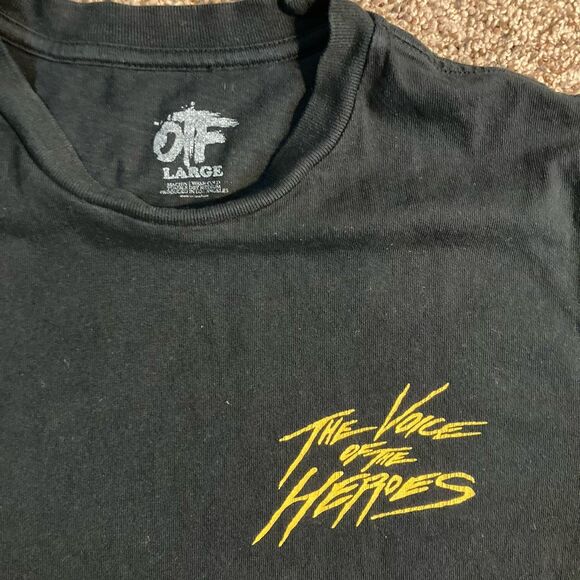 Lil Durk x Lil Baby  The Voice of the Heroes Tour Black  T-Shirt Large - Picture 4 of 6